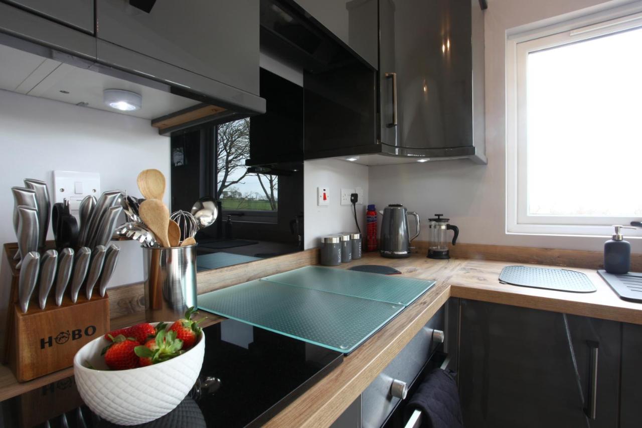 Deerfin Rentals Private Chalet With Hot Tub Ballymena Extérieur photo