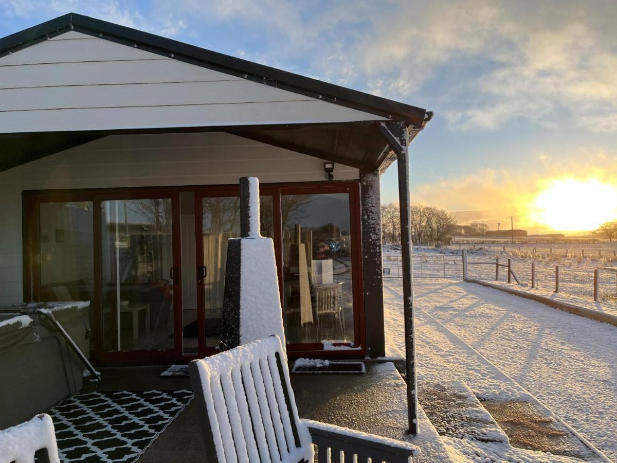 Deerfin Rentals Private Chalet With Hot Tub Ballymena Extérieur photo